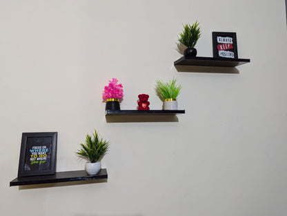 3 pc Step Shelves with 7 decoration pcs