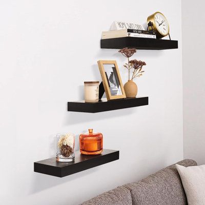 3 pc Step Shelves with 7 decoration pcs